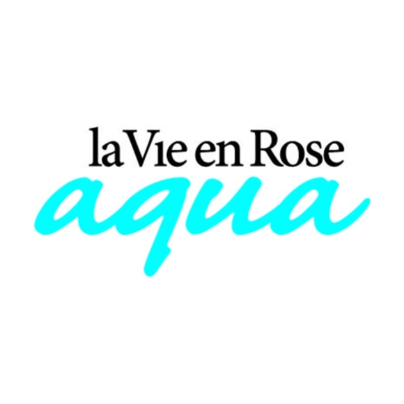 La Vie en Rose Aqua. B&W Striped Side-Tie Brazilian Bikini Bottom. Size Med. - Picture 6 of 6